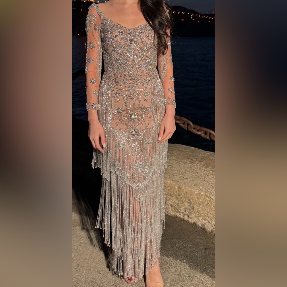 Beautiful embellished dress. Size 4